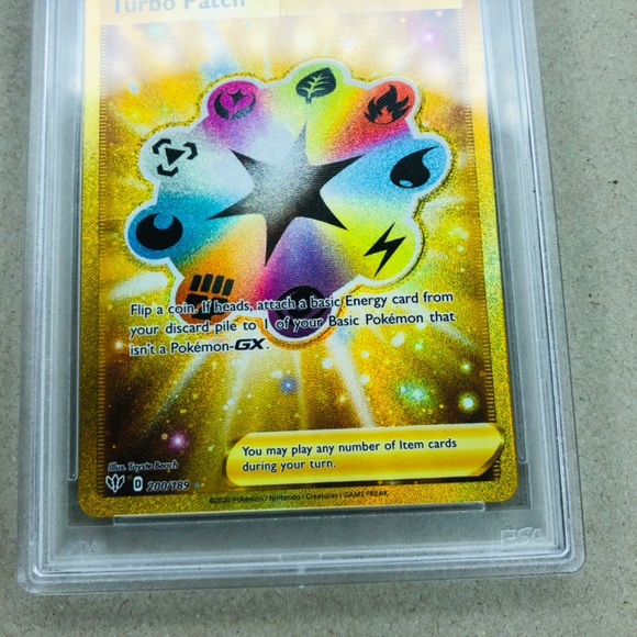 2020 Darkness ablaze gold turbo patch psa 10 - Picture 5 of 6